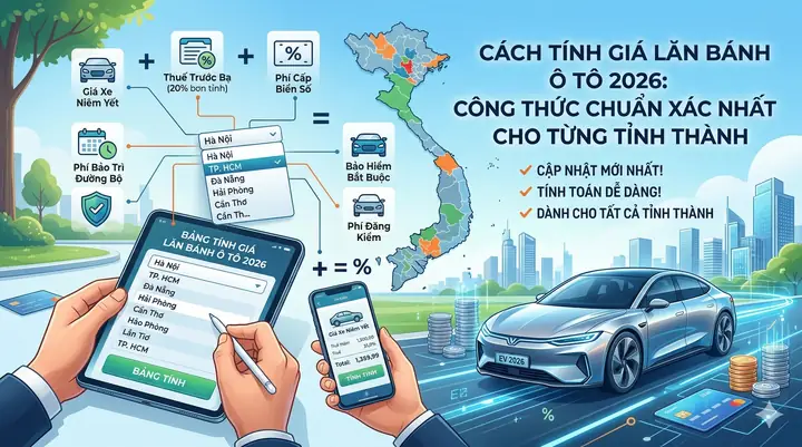 Tính giá lăn bánh
