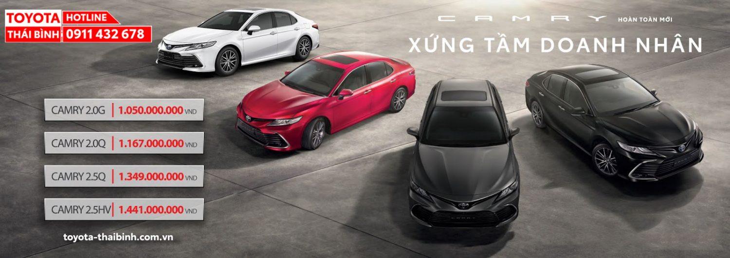 CÔNG BỐ GIÁ CHÍNH THỨC TOYOTA CAMRY 2022