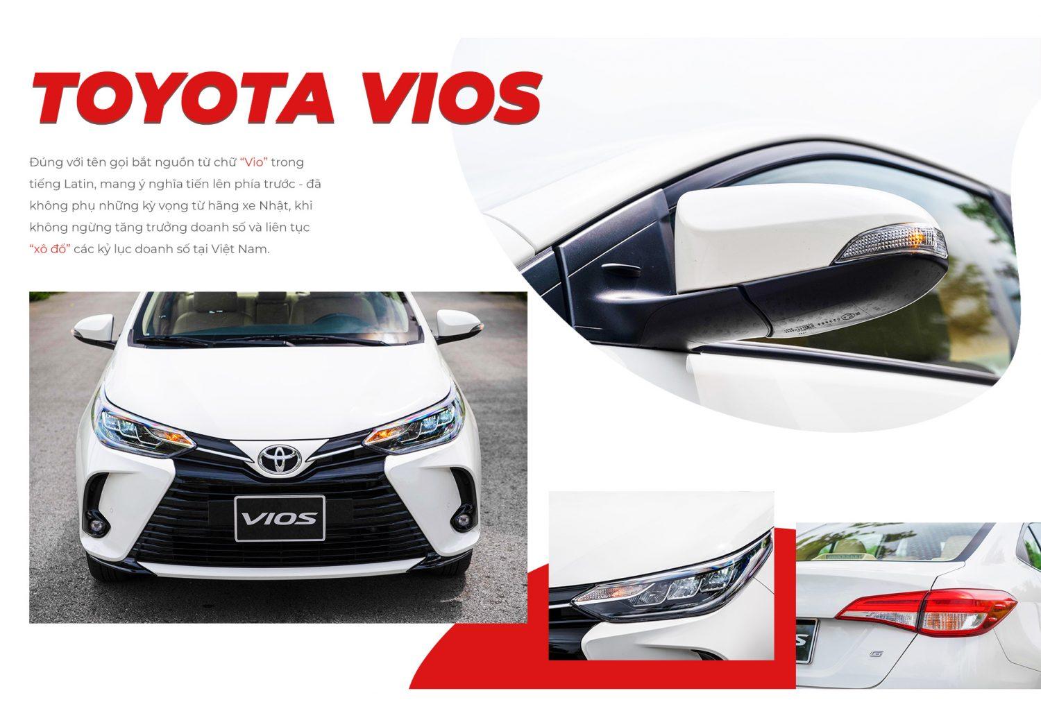 Toyota Vios thống lĩnh thị trường Việt từ vài trăm xe/tháng !