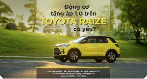 Read more about the article Chi Tiết Về Động Cơ Tăng Áp 1.0 Trên Toyota Raize